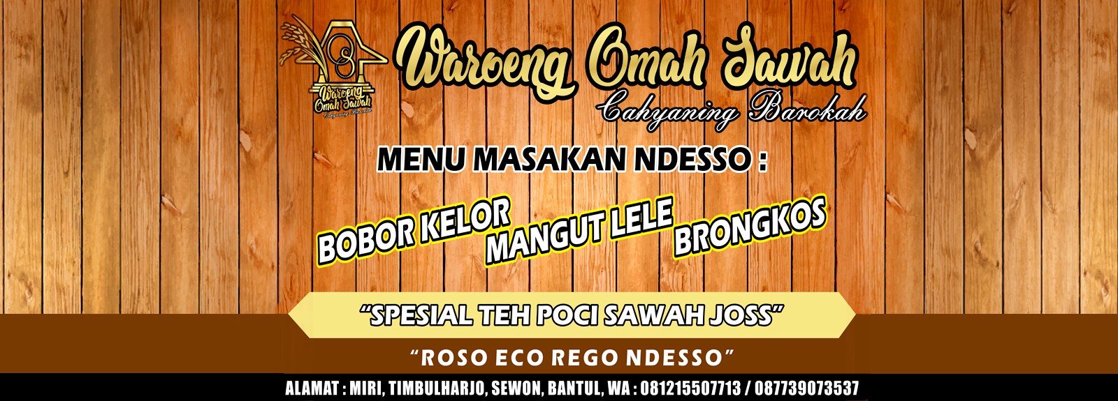 Waroeng Omah Sawah - Restaurant, Catering, Homestay & Wedding Venue